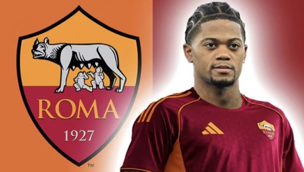 意天空记者：罗马前场球员利昂-贝利因左腿筋伤势将缺阵两周